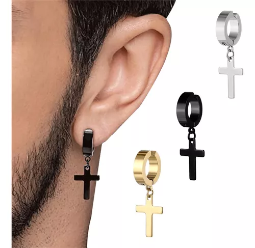 Aretes De Iman De Cruz