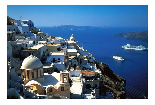 Imagen 2 de 2 de Rompecabezas Puzzle Tomax Santorini Grecia 1000 Piezas