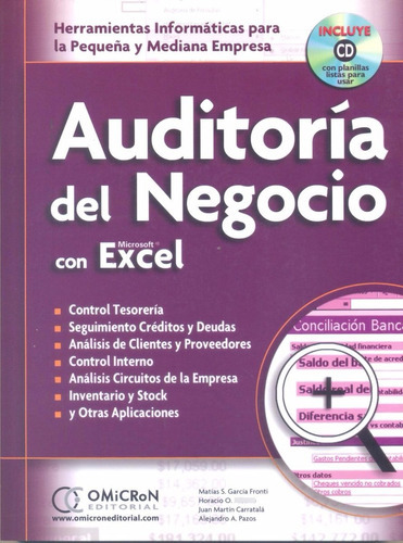 Auditoría Del Negocio, De Garcia Fronti. Editorial Omicron, Tapa Blanda En Español, 2009