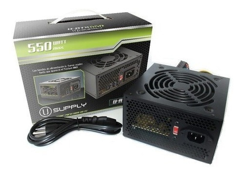 Fuente De Poder Alimentación 550 Watts U Atx Para Cpu Supply