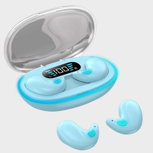 Auriculares Bt Con Auriculares De Reducción De Ruido Azul