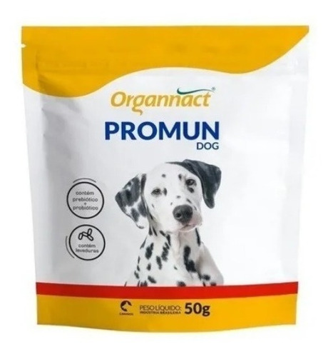 Suplemento Vitamínico Organnact Promun Dog 50g