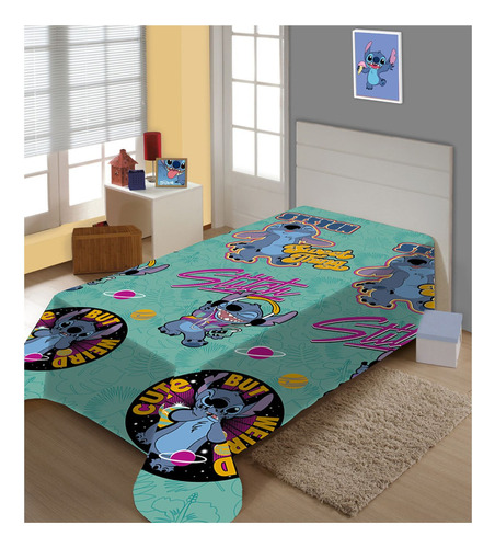 Cobertor Manta Stitch Disney 1,50x2,00 Jolitex