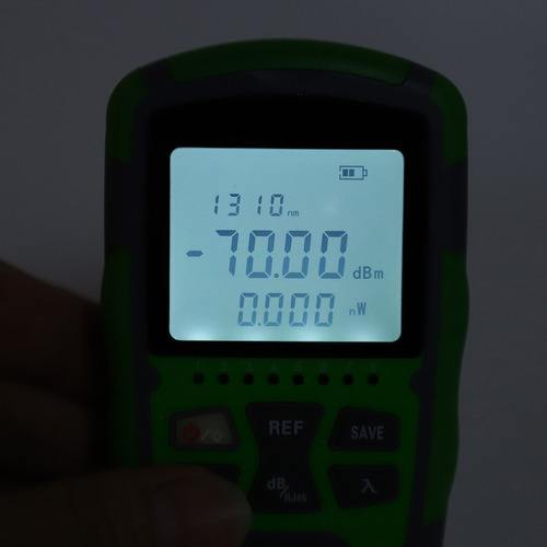Multifunctional Mini Red Fiber Optic Power Meter
