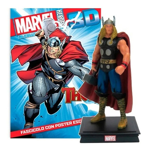 Marvel 3d Figuras De Colección Salvat   Nº 20 Thor