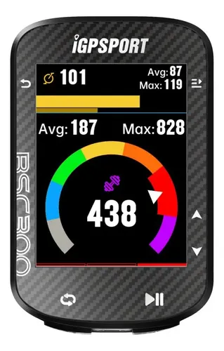 Ciclocomputador Gps Igpsport Bsc300 Bluetooth Strava Preto