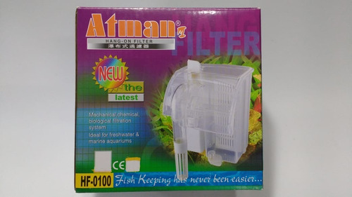 Filtro Externo Aquário Hf0100 160lt/h Atman 110v