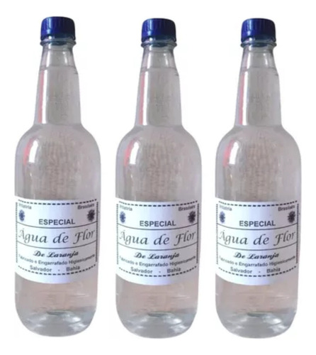 Kit Relax 5 Águas De Flor De Laranjeira Para Banhos Calmos
