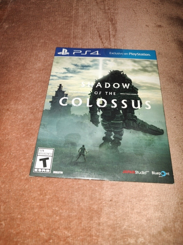 Playstation 4 Ps4 Videojuego Shadow  Of The Colossus Físico 