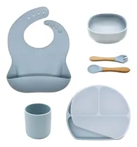 Comprar Set Alimentación 6 Piezas Silicona Para Bebe