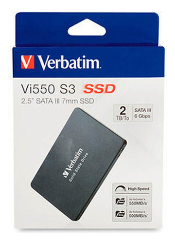 Disco Duro Ssd 2tb Verbatim Vi550