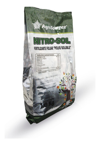 1 Kg Nitro-sol 44-0-0-me Nitrogeno Foliar Polvo Soluble