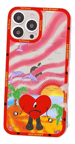 Funda De Teléfono Sola Bad Bunny Maluma Para iPhone 11, 12,