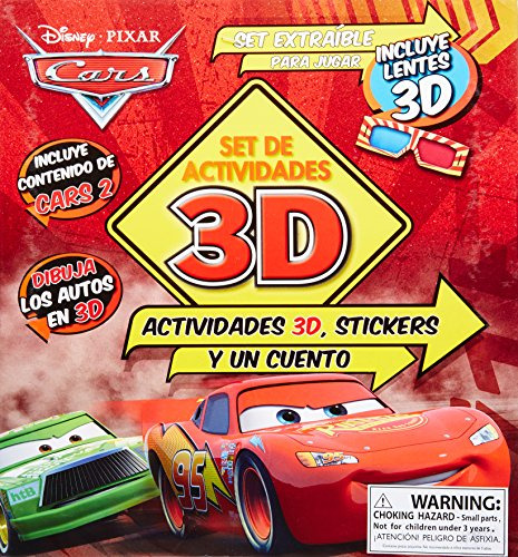 Libro Set De Actividades 3d Disney Pixar Cars 2 Incluye Lent