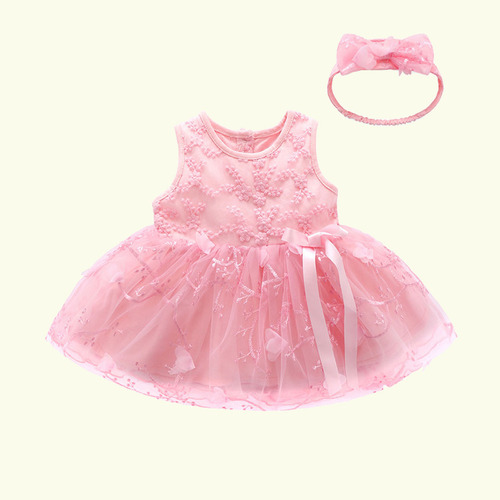 Vestido Para Recién Nacida, Ropa Para Niña Pequeña, Bonito B