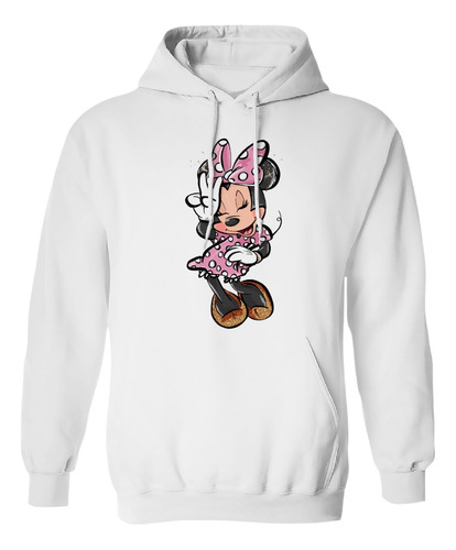 Sudadera Con Gorro Minnie Mouse Vestido Rosa