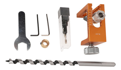 . Kit De Brocas Dowel Jig, Localizador De Orificios For