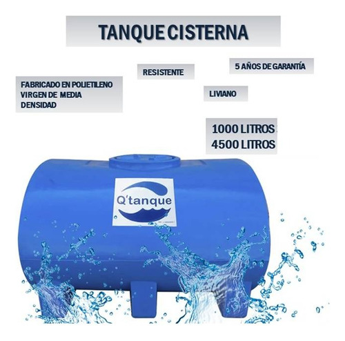 Tanques  Cisterna 1000lts Para Agua