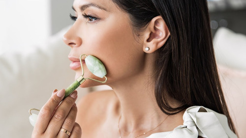 Rodillo Masajeador Facial Flawless Contour Jade Cutis Atrix®