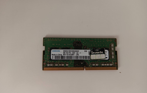 Memoria Ram Samsung 8gb Ddr4 2400mhz Sodimm Verde