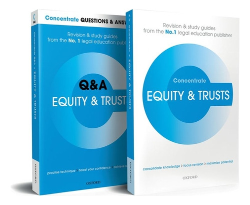 Equity And Trusts Revision Concentrate Pack: Law And Revision Study Guide, De Street, Anne. Editorial Oxford Univ Pr, Tapa Blanda En Inglés