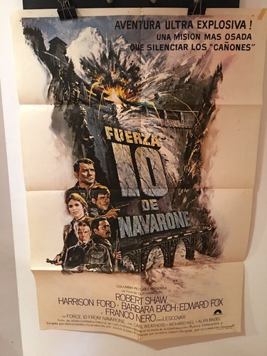 Afiche De Cine Original - Fuerza 10 De Navarone