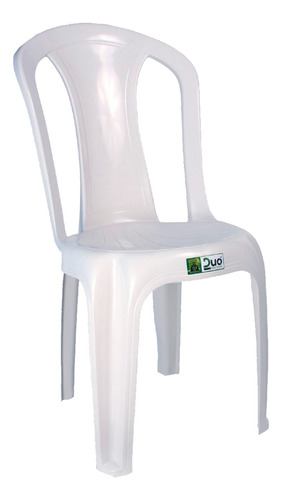 Cadeira Plástica Casafort Resistente Branco Empilhável