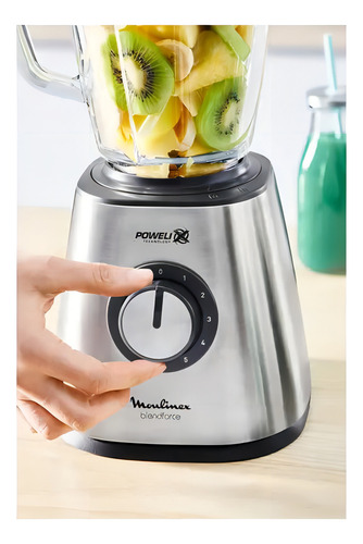 Licuadora Moulinex Blendforce 2 Metal 800 W 1.75lts Lm439d10