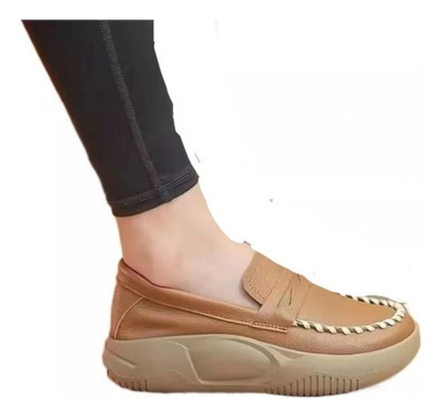 Zapatos Zapato Sencillo Casual Para Mujer Con Plataforma