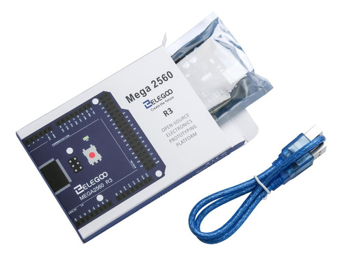 Elegoo Mega R3 Board Atmega 2560 + Cable Usb Compatible Con 