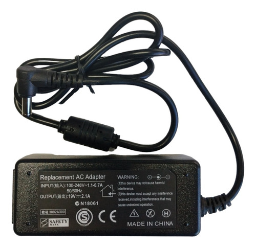Fonte 19v 2.1a 40w Compativel Notebook Itautec A7420 A7520