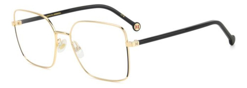 Lentes Carolina Herrera Oftalmico Her0248 Gold Black Nuevo