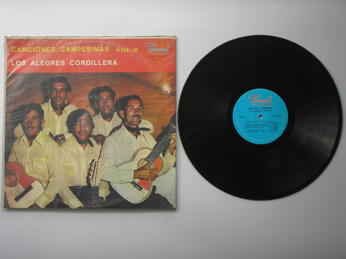 Lp Vinilo Los Alegres Cordillera Canciones Campesinas2 1979