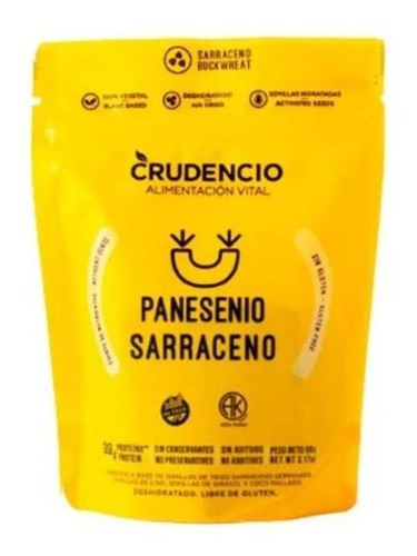 Galletitas De Pan Esenio Sarraceno Crudencio 90 G Sin Tacc
