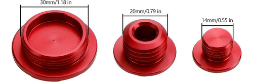 Kit De Tapones De Motor Billet Para Honda Crf250r Crf250r Cr