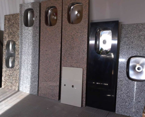 Imagen 9 de 9 de Mesada De Cocina En Mármol O Granito 1x55 Con Pileta