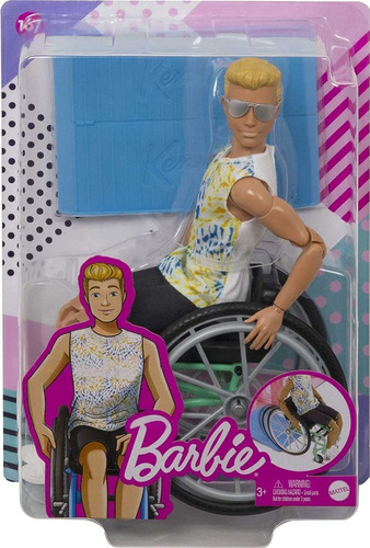 Barbie - Ken N° 167 Fashionista En Silla De Ruedas Premium