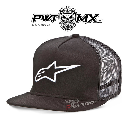 Gorra Alpinestars Corp Trucker Snapback Vicera Plana