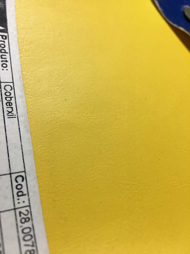 Percalux Amarelo Tipo Couro Por Metro Linear