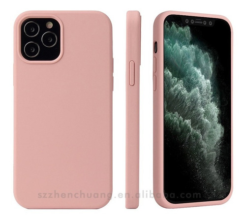 Imagem 6 de 8 de Capa Capinha Case Silicone iPhone 12 Pro Max+ 1 Película