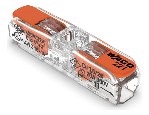Conectores De Cable Wago 2212411, Conectores De Empalme...