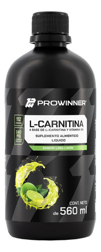 L-carnitina Líquida Sabor Lima - Limón (560 Ml) - Prowinner Sabor Lima Limón