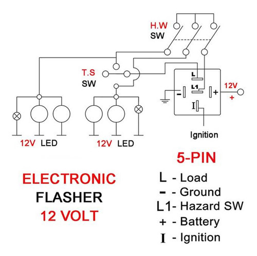 Relé Anti Hiperflashing 5p /12v Cherokee Xj