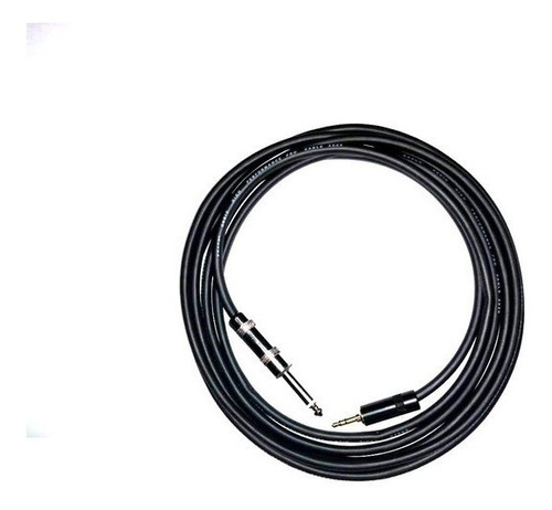 Cable Auxiliar De Plug 3.5 A 6.3 Mono De 6 Metros Uso Rudo