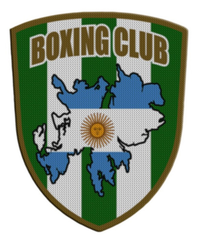 Parche Termoadhesivo Malvinas Y Boxing Club Rio Gallegos