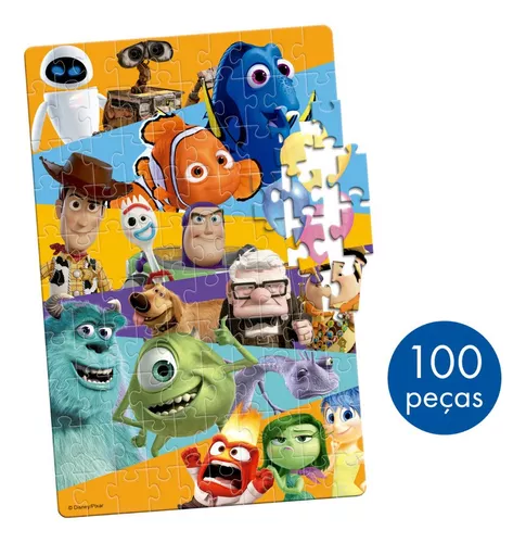 Quebra-Cabeça Toyster Disney Princesas 100 Peças - Pequenos Travessos