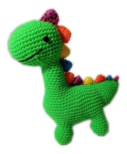Dinosaurio Amigurumi Muñeco Tejido Al Crochet | MercadoLibre
