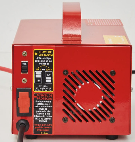 Carregador Bateria 12 Volts 10a Inteligente Com Reativador