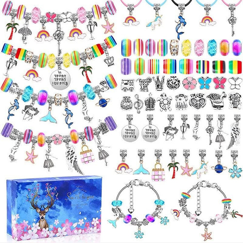 Kit Para Hacer Pulseras Para Niñas,juego De Pulseras Cuentas