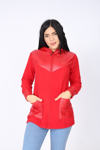Imagen 4 de 6 de Chaqueta Micropolar Cuerina Bambu